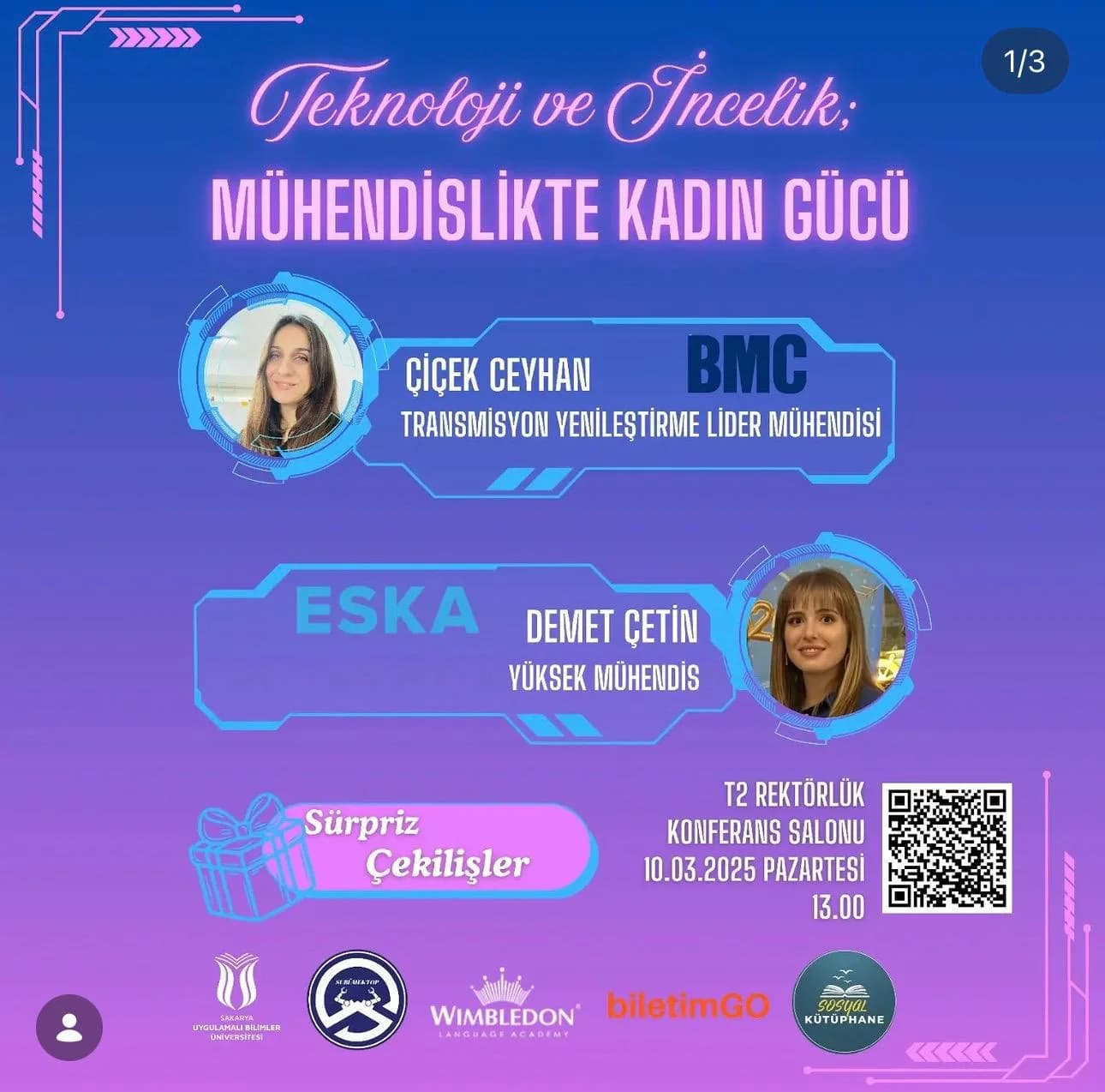 Teknoloji ve İncelik: Mühendislikte Kadın Gücü etkinlik afişi